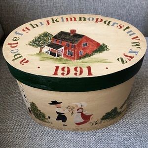 Vintage Amish Bentwood Box